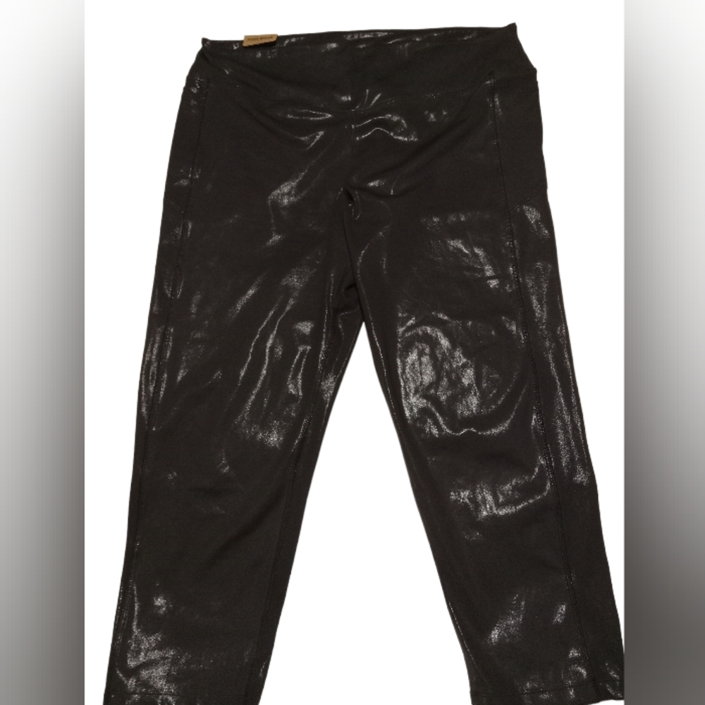 Shiny black leggins - PINK victoria's secret